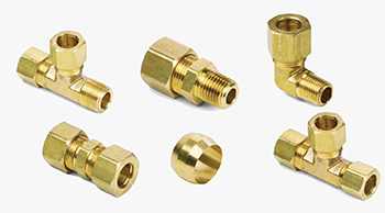 Brass Compression Fittings, Brass Pipe Joint Fittings, Brass Hose Fittings
