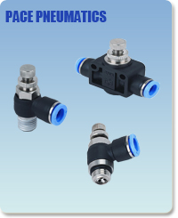 Air Speed controllers, Pneumatic Fittings with BSPP thread, Air Fittings, one touch tube fittings, Pneumatic Fitting, Nickel Plated Brass Push in Fittings