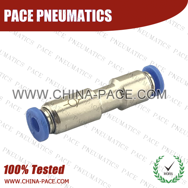 1pcs Push To Connect Inline Check Valve Union Fitting 10mm OD straight union 