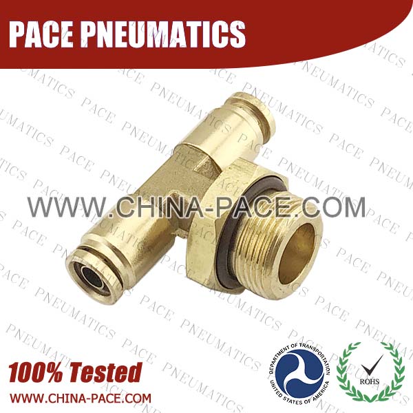 Brass, DOT Air Brake Male Connector W/Spring For Rubber Hose 3/8 In. X - Foto 7