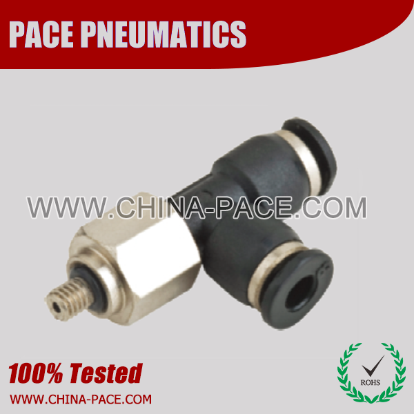 PC-5/16-N01 5/16 OD X 1/8 NPT STRT | Push to Connect Fittings