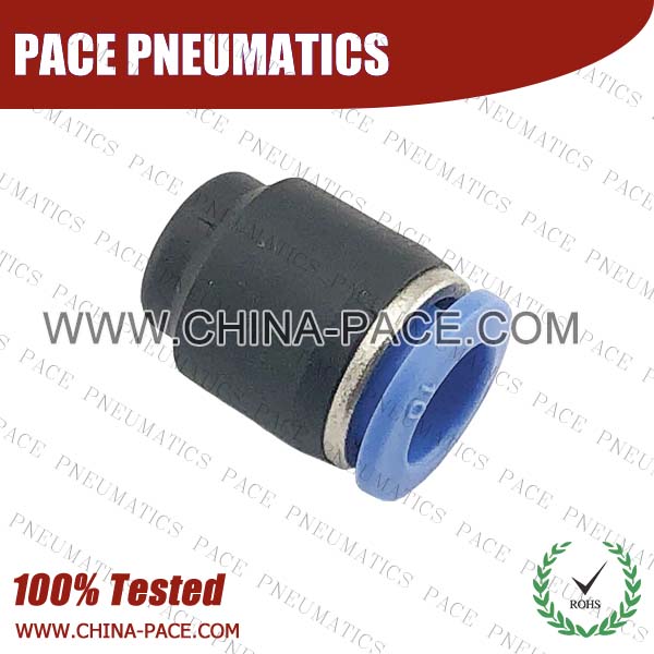 PNEUMATIC FITTINGS, PUSH TO CONNECT FITTINGS