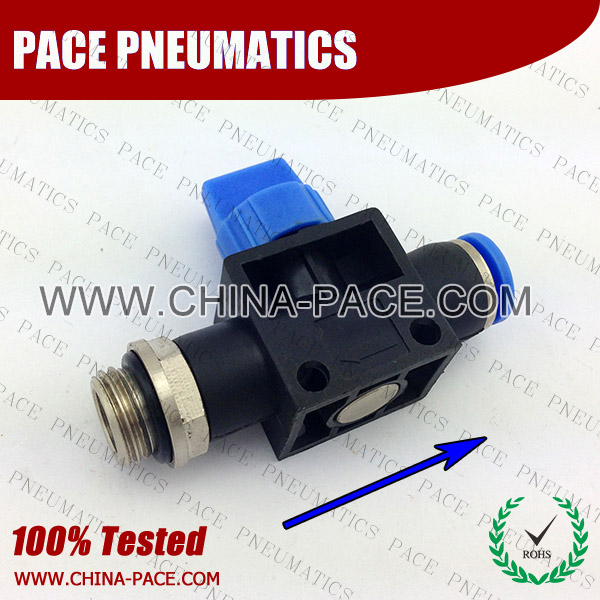 hand valve, phvm-g,Pneumatic Fittings, Air Fittings, one touch tube fittings, Pneumatic Fitting, Nickel Plated Brass Push in Fittings, push in fitting